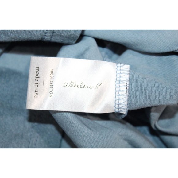 Wheelers.V  Cali Washed Blue Tee T Shirt Men's Sz M Short Sleeve - Picture 5 of 5